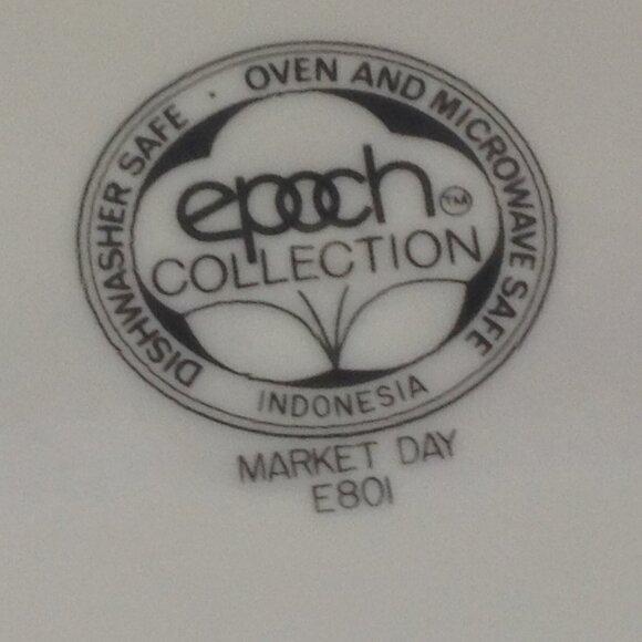 Set of 4 Noritake Market Day 10 1/4" Dinner Plates - Picture 4 of 4